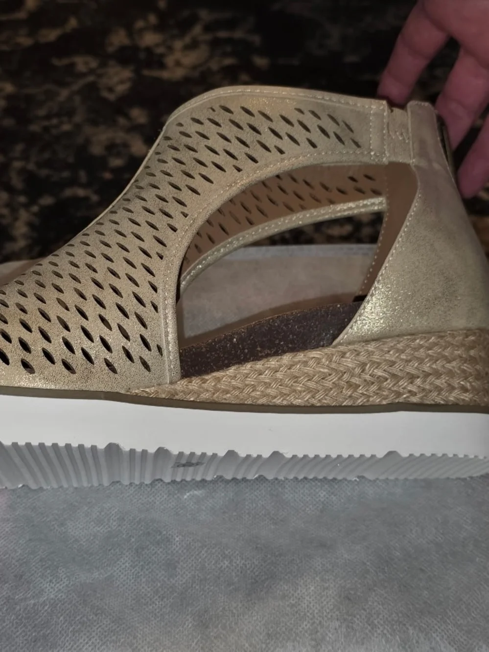 Corkys open toe